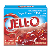 Jell-o Gelatin Dessert Sugar Free Strawberry Low Calorie Full-Size Picture